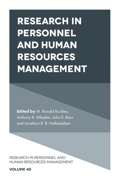 Produktbild: Research in Personnel and Human Resources Management