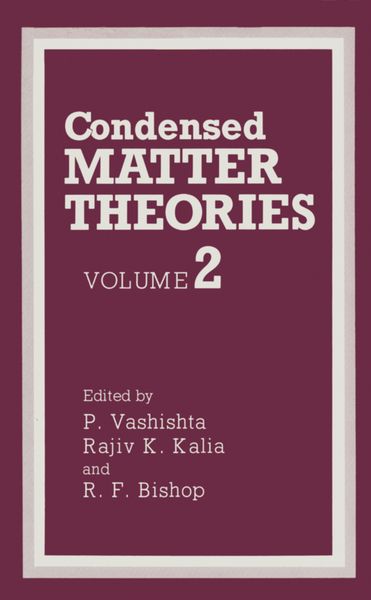 Produktbild: Condensed Matter Theories