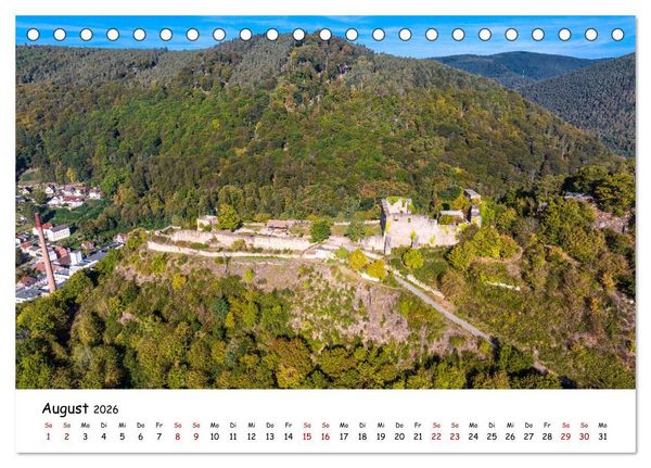Produktbild: Pf&auml;lzer Burgen (Tischkalender 2026 DIN A5 quer), CALVENDO Monatskalender