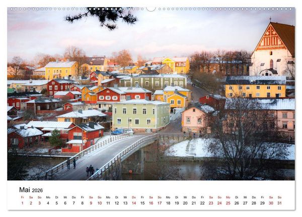 Produktbild: Finnland - Eine bezaubernde Reise in den Norden. (hochwertiger Premium Wandkalender 2026 DIN A2 quer), Kunstdruck in Hochglanz