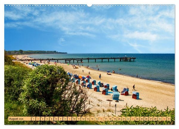 Produktbild: Impressionen Ostseebad Rerik (Wandkalender 2026 DIN A2 quer), CALVENDO Monatskalender