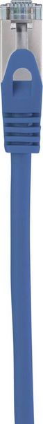 Produktbild: Renkforce RF-5056418 RJ45 Patchkabel CAT 6a S/FTP 20.00 m Blau mit Rastnasenschutz, Flammwidrig 1 St.
