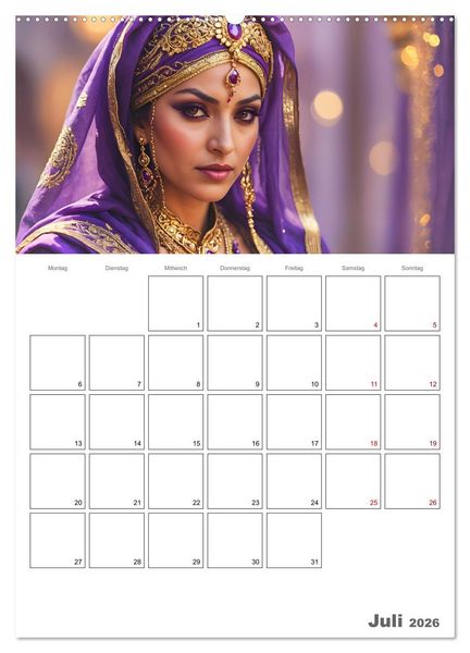 Produktbild: Frauen des Sultans (Wandkalender 2026 DIN A2 hoch), CALVENDO Monatskalender