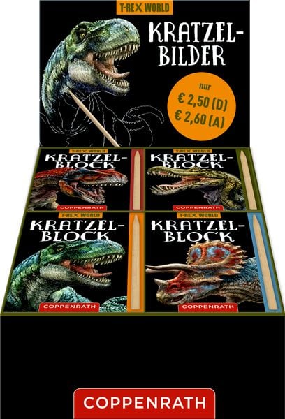Produktbild: Kratzelbilder (T-Rex World)
