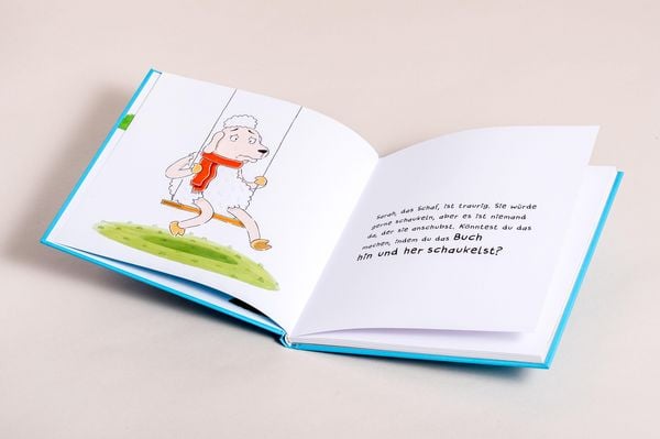 Produktbild: Schaukel das Schaf - Ein Mitmachbuch zum Sch&uuml;tteln, Schaukeln, Pusten, Klopfen und sehen, was dann passiert. Von 2 bis 4 Jahren