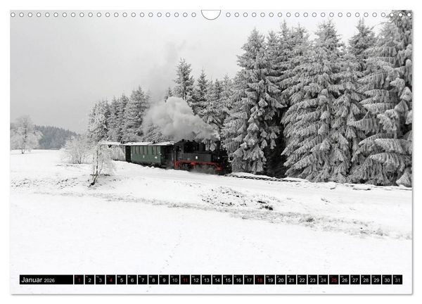 Produktbild: Bahnland Sachsen (Wandkalender 2026 DIN A3 quer), CALVENDO Monatskalender