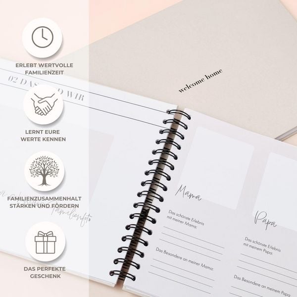 Produktbild: "welcome home" Familienbuch - 40 Mitglieder