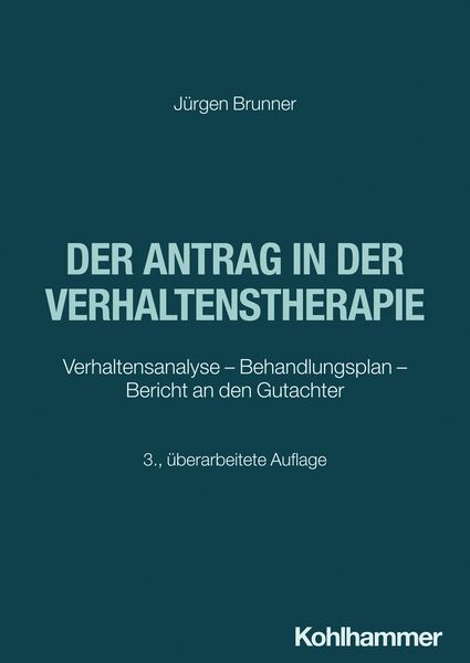Produktbild: Der Antrag in der Verhaltenstherapie