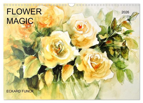 Produktbild: FLOWER MAGIC (Wall Calendar 2026 DIN A3 landscape), CALVENDO 12 Month Wall Calendar