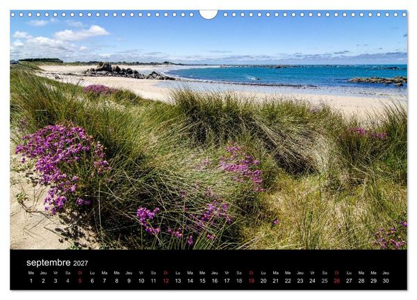 Produktbild: La Bretagne - prises de vue sur un paysage c&ocirc;tier (Calendrier mural 2027 DIN A3 vertical), CALVENDO calendrier mensuel