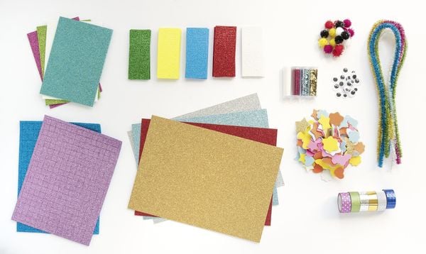 Produktbild: Folia Kreativ Box GLITTER MIX 900+ Teile
