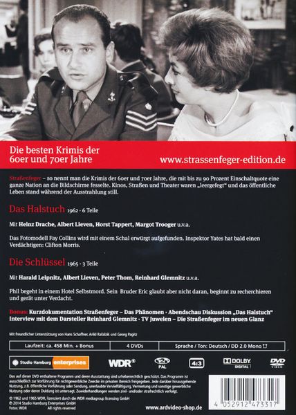 Produktbild: Stra&szlig;enfeger 02 - Das Halstuch/Die Schl&uuml;ssel [4 DVDs]