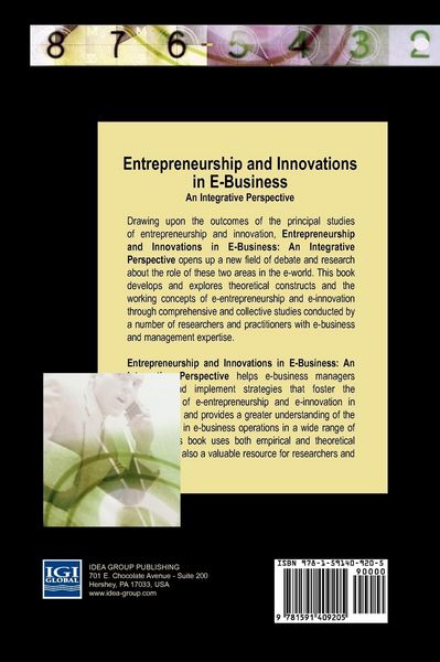 Produktbild: Entrepreneurship and Innovations in E-Business