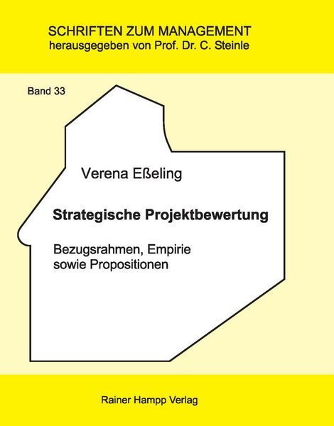 Produktbild: Strategische Projektbewertung