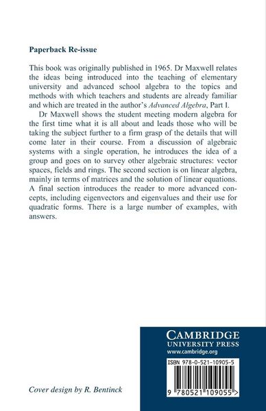 Produktbild: Algebraic Structure and Matrices Book 2