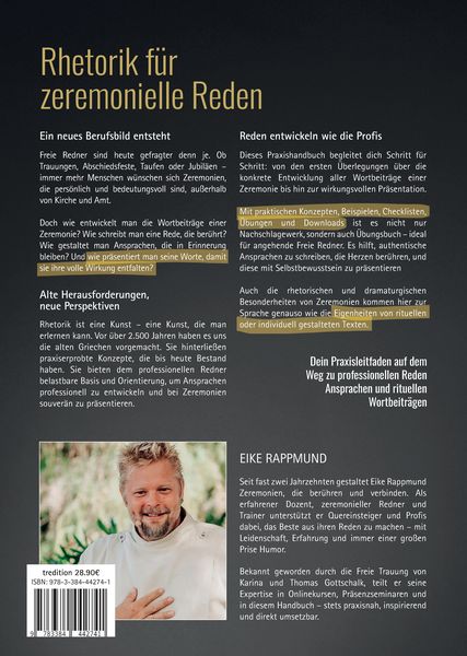 Produktbild: Handbuch Rhetorik f&uuml;r zeremonielle Reden