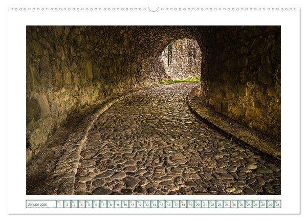 Produktbild: Festungsruine Hohentwiel im sch&ouml;nen Hegau (Wandkalender 2026 DIN A2 quer), CALVENDO Monatskalender