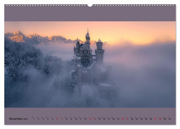 Produktbild: Fogscapes - magische Nebellandschaften (Wandkalender 2027 DIN A2 quer), CALVENDO Monatskalender