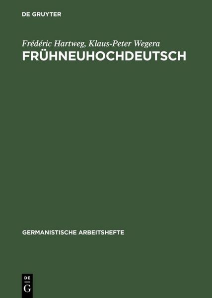 Produktbild: Fr&uuml;hneuhochdeutsch