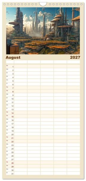 Produktbild: Familienplaner 2027 - Was heute noch wie ein M&auml;rchen klingt... mit 5 Spalten (Wandkalender, 21 x 45 cm) CALVENDO