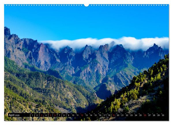 Produktbild: La Palma - Landschaften und Meer (Wandkalender 2026 DIN A2 quer), CALVENDO Monatskalender