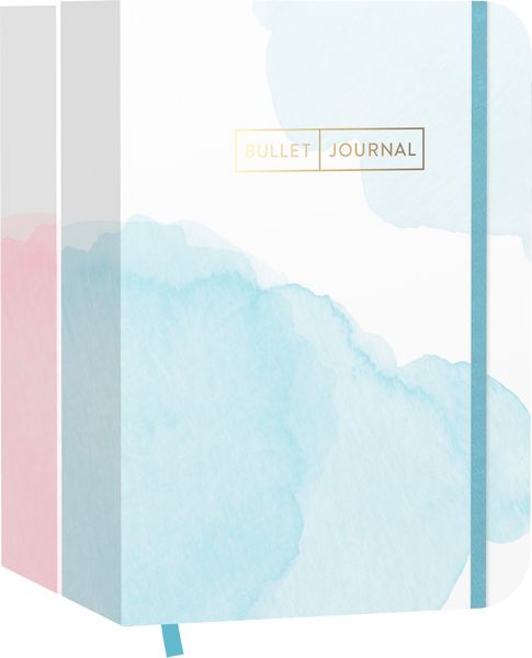 Pocket Bullet Journals 'Watercolor' - Zwei Journals zum Prei