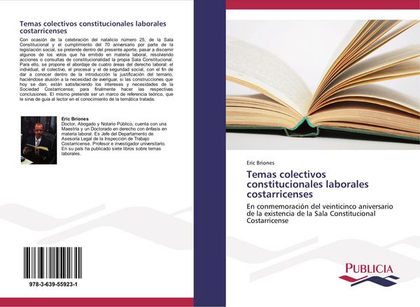Produktbild: Temas colectivos constitucionales laborales costarricenses