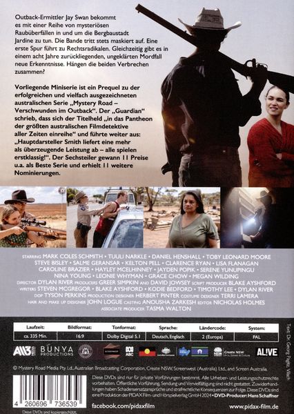 Mystery Road: Origin / Preisgekröntes 6-teiliges Prequel zur australischen Erfolgsserie „Mystery Road - Verschwunden im Outback“ [2 DVDs]
