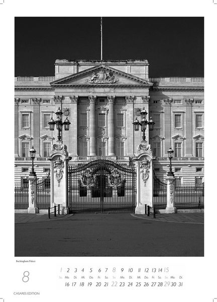 Produktbild: London schwarz-weiss Kalender 2027 &ndash; Wandkalender | Fotokalender England 59x42cm Grosses Format &ndash; Perfekt f&uuml;r Liebhaber London & Geschenkidee
