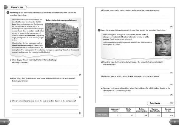 Produktbild: Collins New Key Stage 3 Revision -- Science Year 9: Workbook