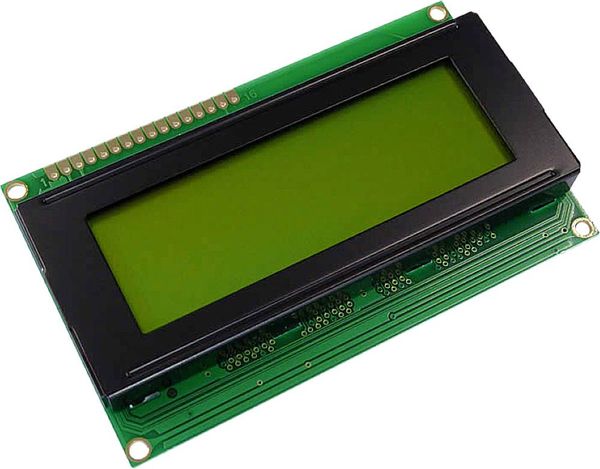 Produktbild: Display Elektronik LCD-Display Gelb-Gr&uuml;n 122 x 32 Pixel (B x H x T) 80 x 36 x 13.5mm
