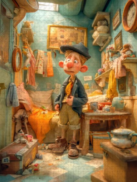 Produktbild: CALVENDO Puzzle Alltagshelden Cartoons | 1000 Teile Lege-Gr&ouml;&szlig;e 64x48cm Foto-Puzzle f&uuml;r gl&uuml;ckliche Stunden