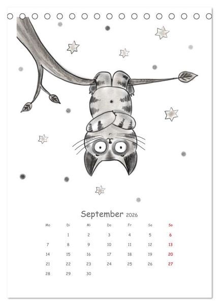 Produktbild: LEOPOLD DER DRITTE - Ein unglaublich liebenswerter Kater (Tischkalender 2026 DIN A5 hoch), CALVENDO Monatskalender
