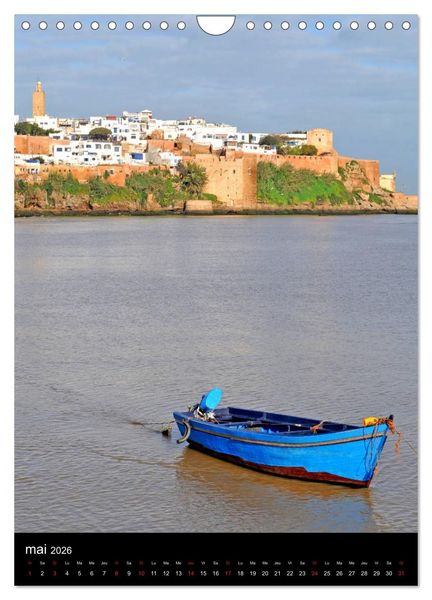 Produktbild: Collection MAROC RABAT (Calendrier mural 2026 DIN A4 horizontal), CALVENDO calendrier mensuel