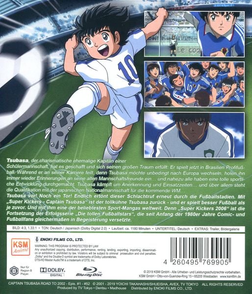 Produktbild: Captain Tsubasa - Super Kickers Gesamtedition - Folge 01-52