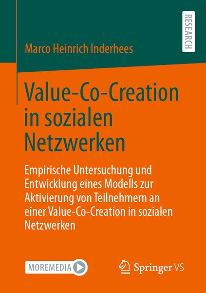 Produktbild: Value-Co-Creation in sozialen Netzwerken