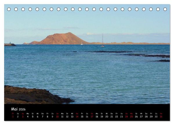 Produktbild: Fuerteventura - karge Sch&ouml;nheit (Tischkalender 2026 DIN A5 quer), CALVENDO Monatskalender