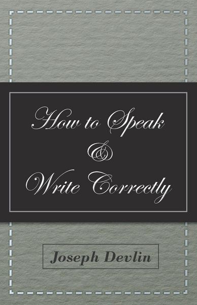 Produktbild: How to Speak and Write Correctly