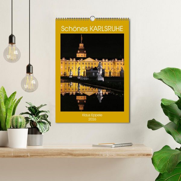 Produktbild: Sch&ouml;nes Karlsruhe (Wandkalender 2026 DIN A3 hoch), CALVENDO Monatskalender