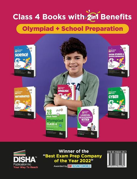Produktbild: Olympiad Champs English Class 4 with Chapter-wise Previous 10 Year (2013 - 2022) Questions 5th Edition | Complete Prep Guide with Theory, PYQs, Past &