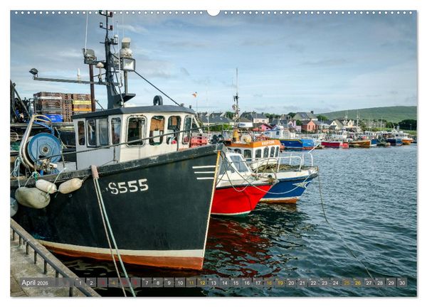 Produktbild: Boote mit Kulisse (Wandkalender 2026 DIN A2 quer), CALVENDO Monatskalender