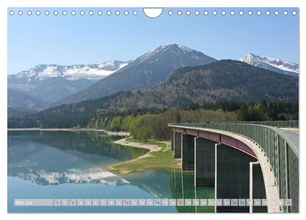 Produktbild: Der Sylvenstein - Impressionen eines Sees in Oberbayern (Wandkalender 2026 DIN A4 quer), CALVENDO Monatskalender