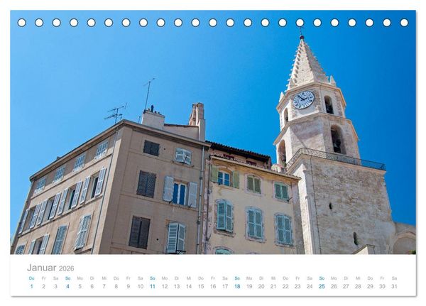 Produktbild: Marseille Maritime Metropole (Tischkalender 2026 DIN A5 quer), CALVENDO Monatskalender