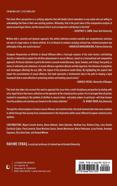 Produktbild: European Perspectives on Attrition in Sexual Offenses