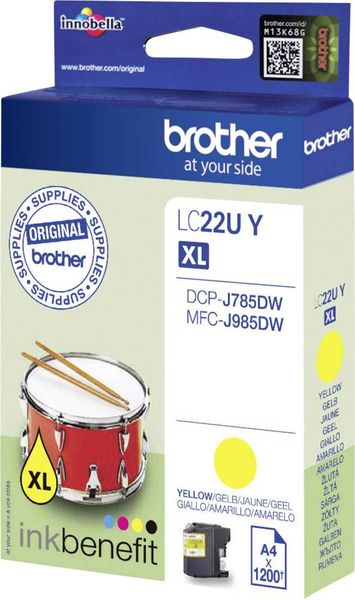 Brother Druckerpatrone LC-22U Y Original Gelb LC22UY