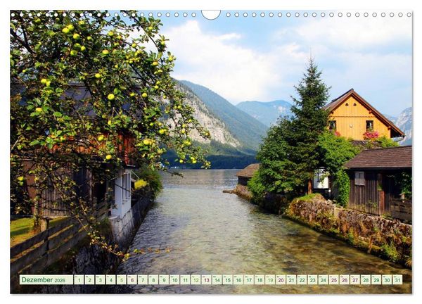 Produktbild: Hallstatt, Marktgemeinde am Hallst&auml;tter See (Wandkalender 2026 DIN A3 quer), CALVENDO Monatskalender