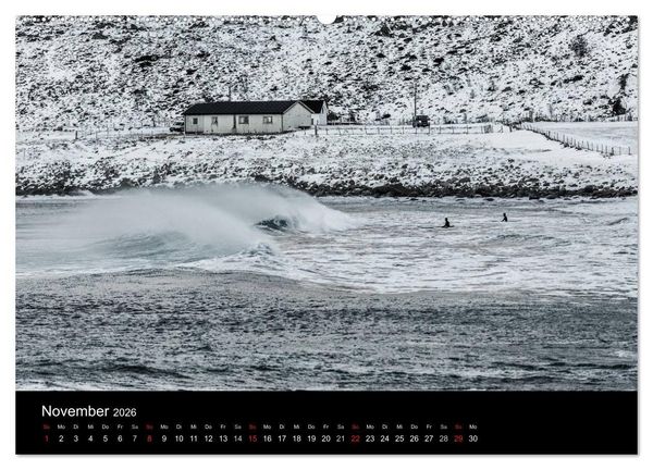 Produktbild: Norwegen, Landschaften in Schnee und Eis (hochwertiger Premium Wandkalender 2026 DIN A2 quer), Kunstdruck in Hochglanz