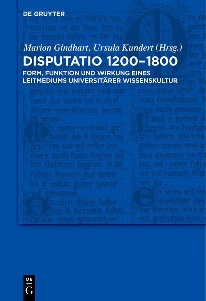 Produktbild: Disputatio 1200&ndash;1800