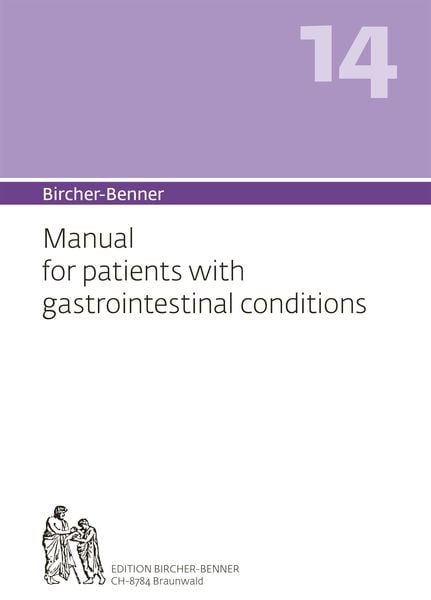 Produktbild: Bircher-Benner 14 Manual for patients with gastrointestinal conditions