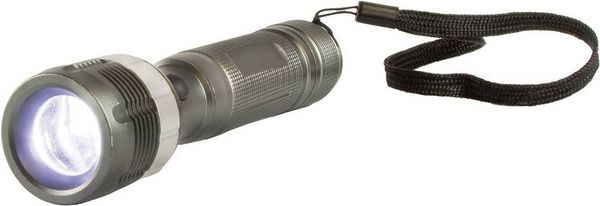 Produktbild: Arcas 3W LED Taschenlampe batteriebetrieben 130lm 169g